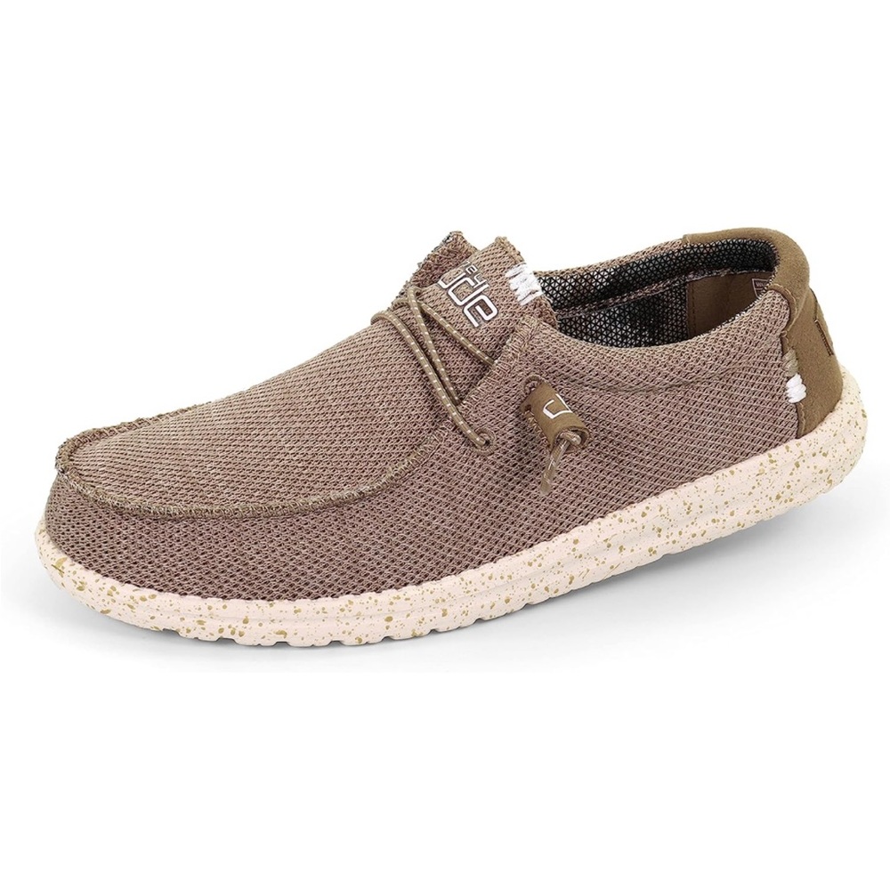 Brand new never worn Hey Dude Wally Sox in color sand
